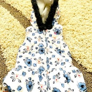 Toddler girl Calvin Klein hooded vest